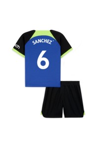 Tottenham Hotspur Davinson Sanchez #6 Babyklær Borte Fotballdrakt til barn 2022-23 Korte ermer (+ Korte bukser)